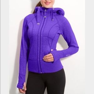 Zella Purple Zip-Up Hoodie